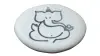  Product image 1 of the product “White stone with Ganesha calligraphy as magnetic holder, 3 pieces ”